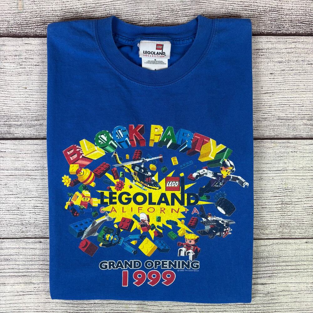Vintage 1999 Legoland California Grand Opening Block Party T-shirt